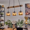 Ripoll lampa wisząca, kula świetlna, lampa wisząca kolory naturalne, czarny, 3-punktowe