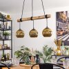Ripoll Lampa wisząca, Kula świetlna, Lampa wisząca Ecru, Czarny, 3-punktowe