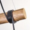 Ripoll Lampa wisząca, Kula świetlna, Lampa wisząca Ecru, Czarny, 3-punktowe