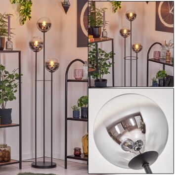 Gastor Lampa stojąca Czarny, 3-punktowe Gastor Lampa stojąca Czarny, 3-punktowe