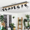 Gesteira lampa sufitowa, spot sufitowy kolory naturalne, czarny, 8-punktowe