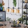 Apedo lampa wisząca, lampa wisząca bursztynowy, przezroczysty, 3-punktowe