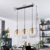 Apedo Lampa wisząca, Lampa wisząca W kolorze bursztynu, Przezroczysty, 3-punktowe