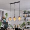Apedo Lampa wisząca, Lampa wisząca W kolorze bursztynu, Przezroczysty, 3-punktowe