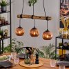 Ripoll Lampa wisząca, Kula świetlna, Lampa wisząca Ecru, Czarny, 3-punktowe