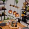 Ripoll Lampa wisząca, Kula świetlna, Lampa wisząca Ecru, Czarny, 3-punktowe