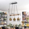 Koyoto Lampa wisząca, Kula świetlna, Lampa wisząca Ecru, Czarny, 3-punktowe