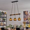 Koyoto Lampa wisząca, Kula świetlna, Lampa wisząca Ecru, Czarny, 3-punktowe