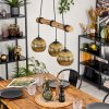 Koyoto Lampa wisząca, Kula świetlna, Lampa wisząca Ecru, Czarny, 3-punktowe