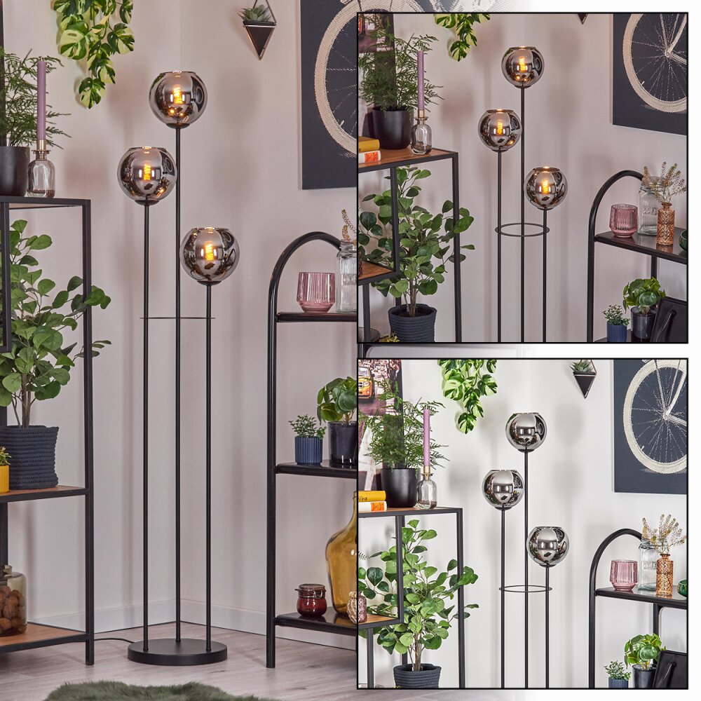 Koyoto Lampa stojąca Czarny, 3-punktowe main product photo