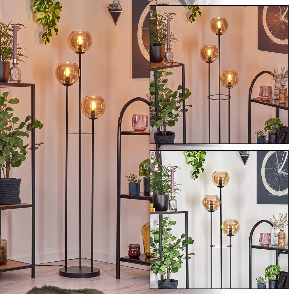 Koyoto Lampa stojąca Czarny, 3-punktowe main product photo
