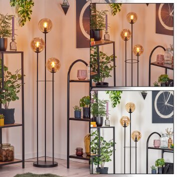 Gastor Lampa stojąca Czarny, 3-punktowe