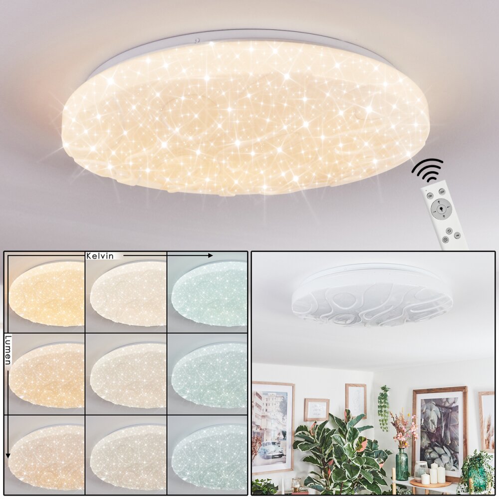 Dacen Lampa sufitowa LED Biały, 1-punktowy, Zdalne sterowanie main product photo
