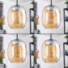 Apedo Lampa wisząca, Lampa wisząca W kolorze bursztynu, 3-punktowe