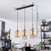 Apedo Lampa wisząca, Lampa wisząca W kolorze bursztynu, 3-punktowe