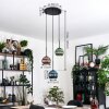Koyoto Lampa wisząca, Kula świetlna, Lampa wisząca Czarny, 3-punktowe