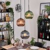Koyoto lampa wisząca, kula świetlna, lampa wisząca czarny, 3-punktowe