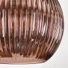 Koyoto lampa wisząca, kula świetlna, lampa wisząca czarny, 3-punktowe