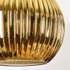 Koyoto Lampa wisząca, Kula świetlna, Lampa wisząca Czarny, 3-punktowe