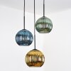 Koyoto Lampa wisząca, Kula świetlna, Lampa wisząca Czarny, 3-punktowe