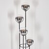 Gastor Lampa stojąca Ciemne drewno, Czarny, 4-punktowe