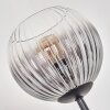 Koyoto Lampa stojąca Ciemne drewno, Czarny, 4-punktowe