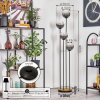 Koyoto Lampa stojąca Ciemne drewno, Czarny, 4-punktowe