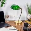 Tremoceira lampka bankierska, Lampa biurkowa, Lampa stołowa Mosiądz, 1-punktowy