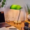 Tremoceira lampka bankierska, Lampa biurkowa, Lampa stołowa Mosiądz, 1-punktowy