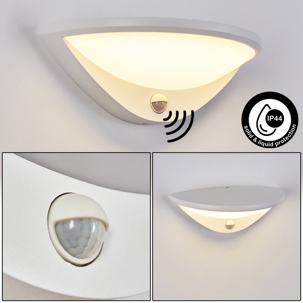 Carano Zewnętrzny kinkiet LED Biały, 1-punktowy, Czujnik ruchu main product photo