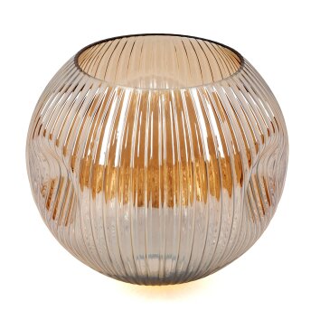 Klosz ze szkła  Ripoll Wymiana szkła, część zamienna W kolorze bursztynu Klosz ze szkła  Ripoll Wymiana szkła, część zamienna W kolorze bursztynu