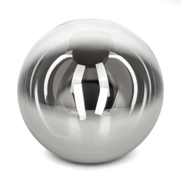 klosz ze szkła  Remaisnil klosz zamienny, część zamienna chrom, przydymiony