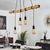 Seegaard Lampa Wisząca Jasne drewno, Czarny, 4-punktowe