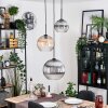 Koyoto Lampa wisząca, Kula świetlna, Lampa wisząca, Lampa wiszącego klastra W kolorze bursztynu, Przezroczysty, Przydymiony, 3-punktowe