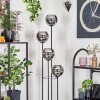 Koyoto Lampa stojąca 30 cm Ciemne drewno, Czarny, 4-punktowe