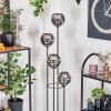 Koyoto Lampa stojąca 30 cm Ciemne drewno, Czarny, 4-punktowe