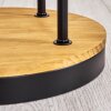 Koyoto Lampa stojąca 30 cm Ciemne drewno, Czarny, 4-punktowe