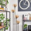 Gastor Lampa stojąca 30 cm Ciemne drewno, Czarny, 4-punktowe