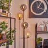 Gastor Lampa stojąca 30 cm Ciemne drewno, Czarny, 4-punktowe