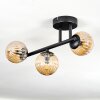 Chehalis Lampa sufitowa, Kula świetlna W kolorze bursztynu, 3-punktowe