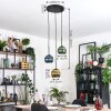 Koyoto lampa wisząca, kula świetlna, lampa wisząca, lampa wisząca kaskadowa czarny, 3-punktowe