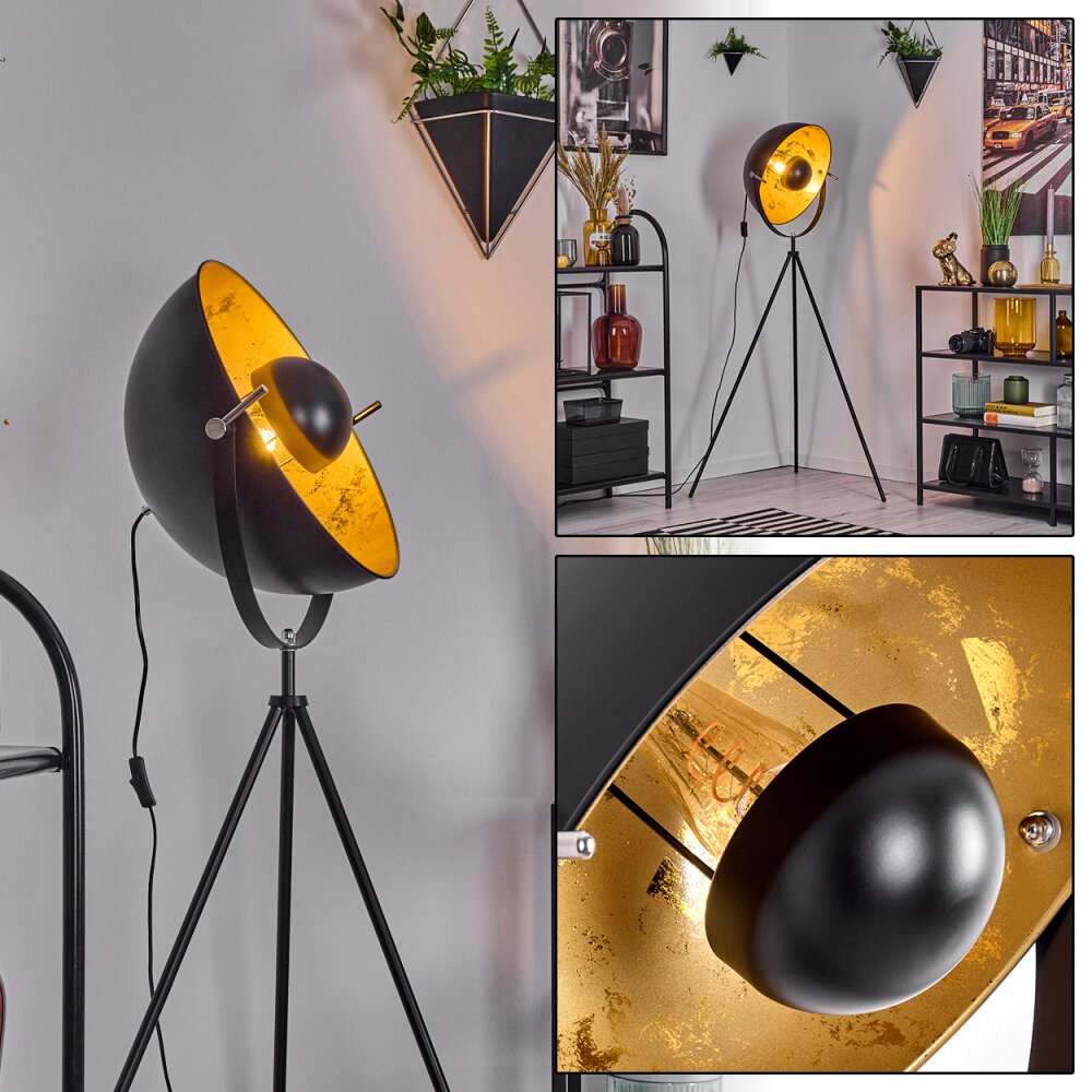 Saturn Lampa stojąca Czarny, 1-punktowy main product photo