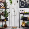 Gastor Lampa stojąca 30 cm Ciemne drewno, Czarny, 4-punktowe