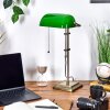 Ragaz lampka bankierska, Lampa biurkowa, Lampa stołowa Stary mosiądz, 1-punktowy