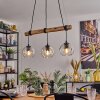 Ripoll Lampa wisząca, Kula świetlna, Lampa wisząca Ecru, Czarny, 3-punktowe