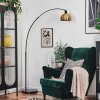 Baloca lampa stojąca, lampa podłogowa łukowa czarny, 1-punktowy