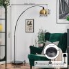 Baloca lampa stojąca, lampa podłogowa łukowa czarny, 1-punktowy