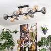 Gastor Lampa sufitowa, Kula świetlna W kolorze bursztynu, Przezroczysty, Przydymiony, 10-punktowe