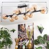 Gastor lampa sufitowa, kula świetlna bursztynowy, 10-punktowe