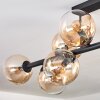 Gastor lampa sufitowa, kula świetlna bursztynowy, przezroczysty, 10-punktowe